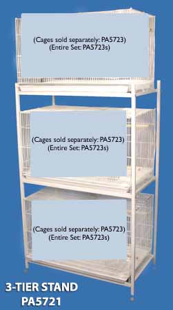 Bali Bungalow Stacking Breeding Cage Stand